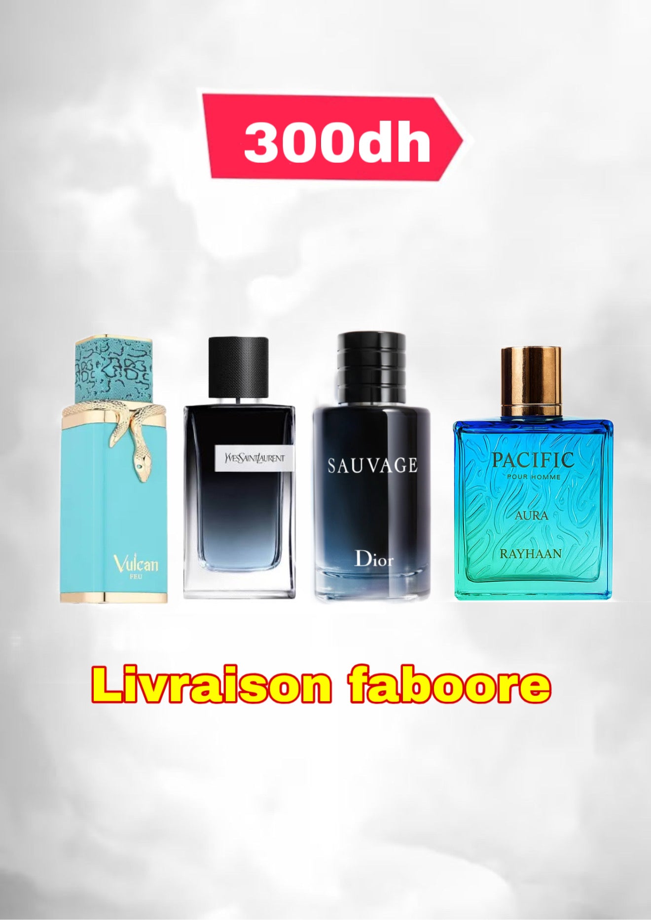 SAAUVAGE +Y + VULCAN + PACIFIC by TWINS FRAGRANCE