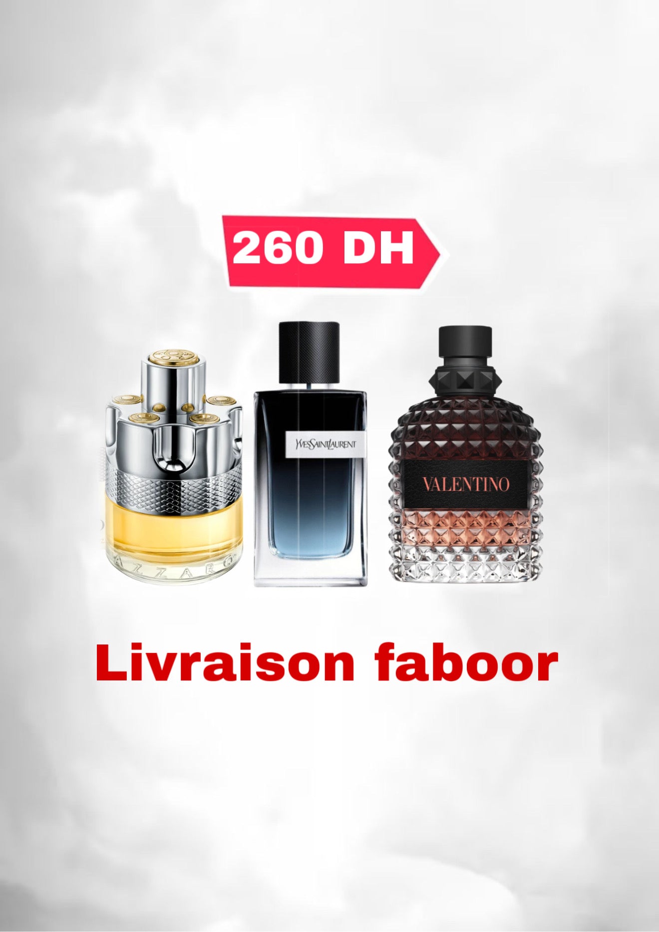 AZZARO 10 ML+ Y 10 ML + VALONTINO 10 ML by TWINS FRAGRANCE
