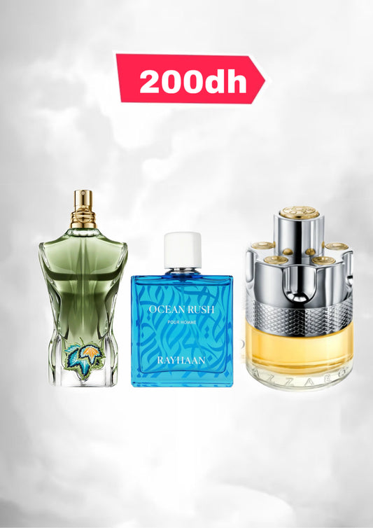 Paradise garden + ocean rush + azzaro by TWINS FRAGRANCE
