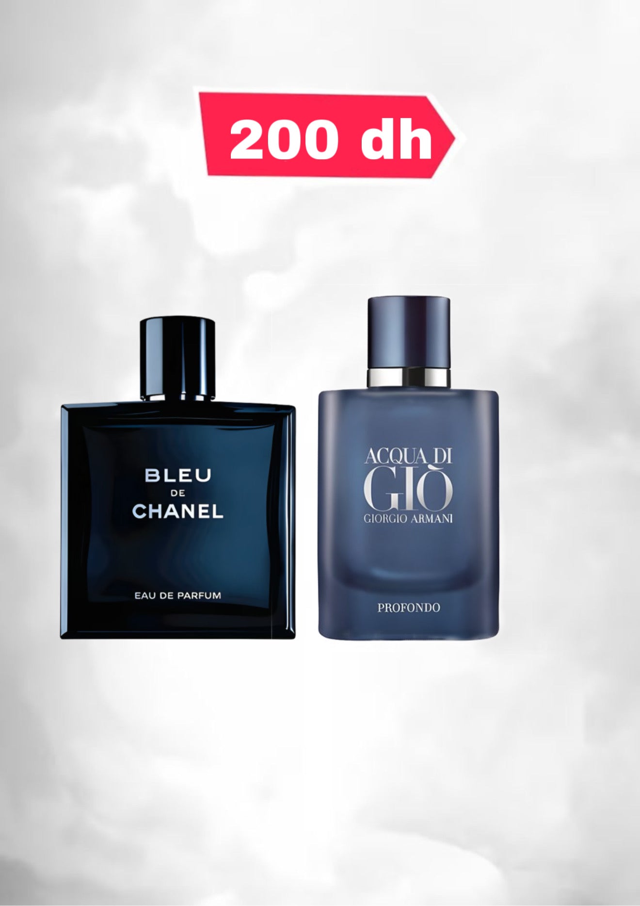 BLEU CHANEL 10 ML + ACQUA DI JIO PROFONDO 10 ML by TWINS FRAGRANCE
